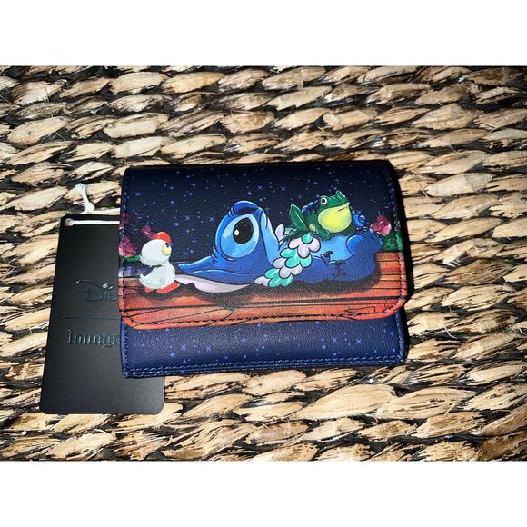 NWT Loungefly Disney Lilo & Stitch Stargazing Mini Backpack & Wallet - Picture 8 of 8